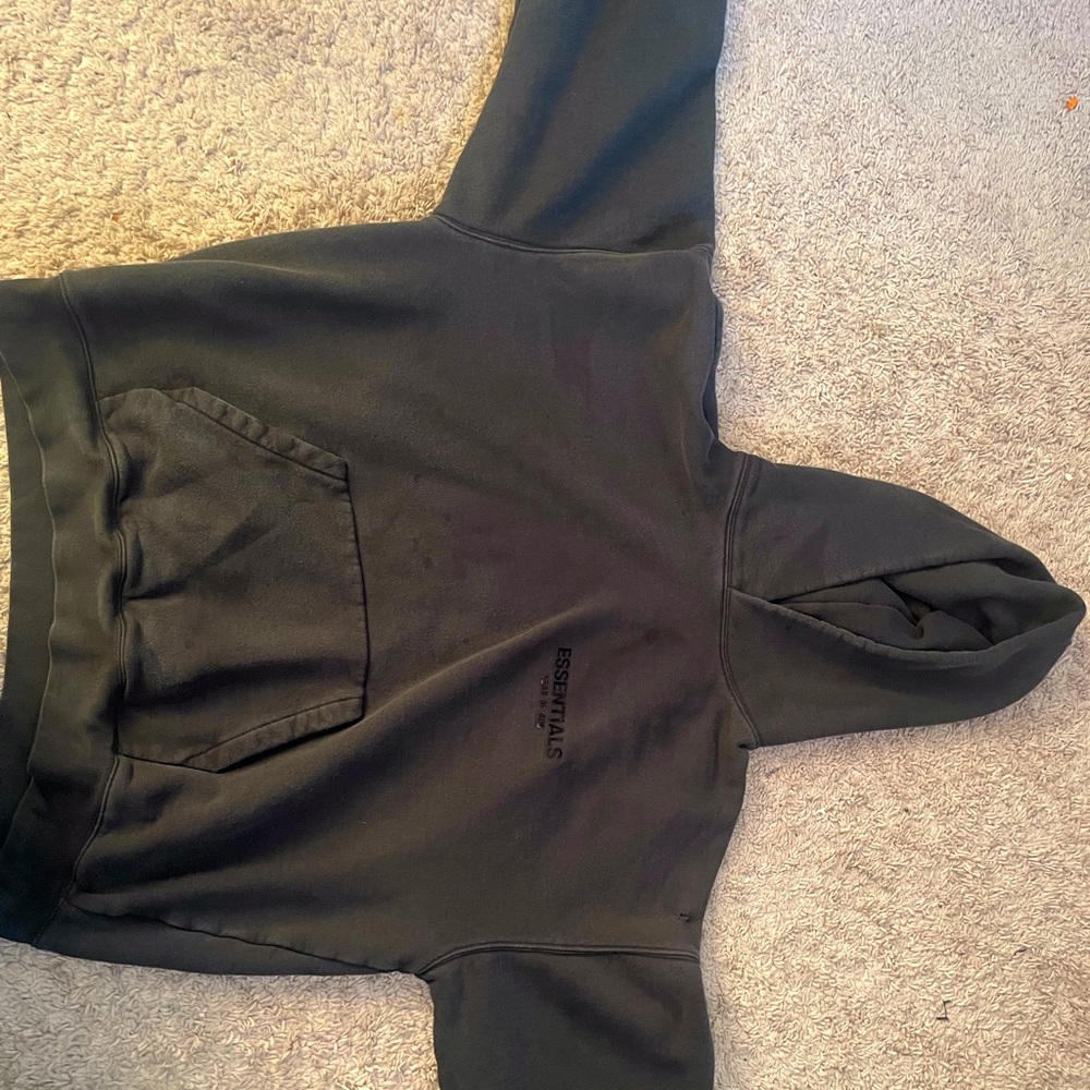 Black Essentials FOG hoodie